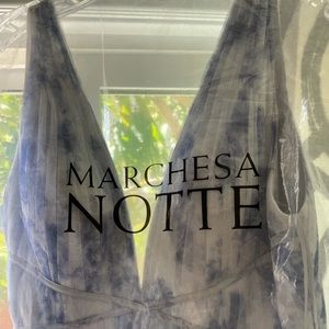 Marchesa Biella Printed Gown